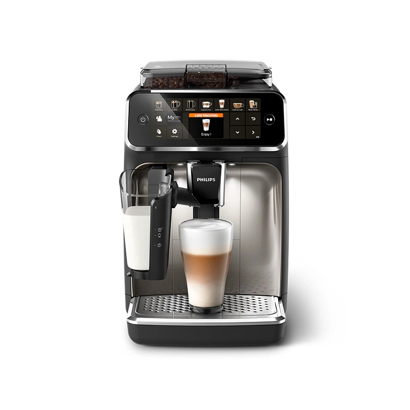 Кофемашина Philips EP5547/90 Series 5500 LatteGo документация, капучинатор, мерная ложка, тест-полоска для определения жесткости воды, фильтр AquaClean