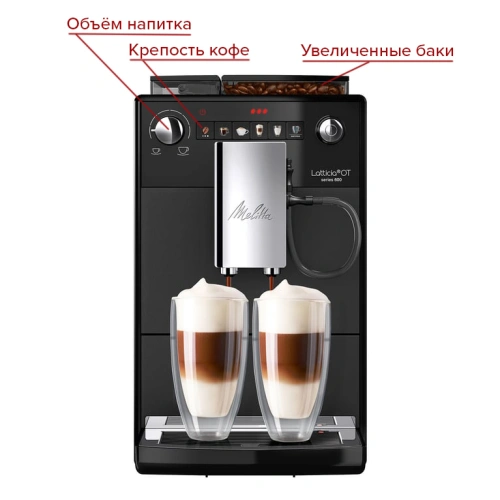 Кофемашина Melitta Caffeo F 300-100 Latticia OT черный