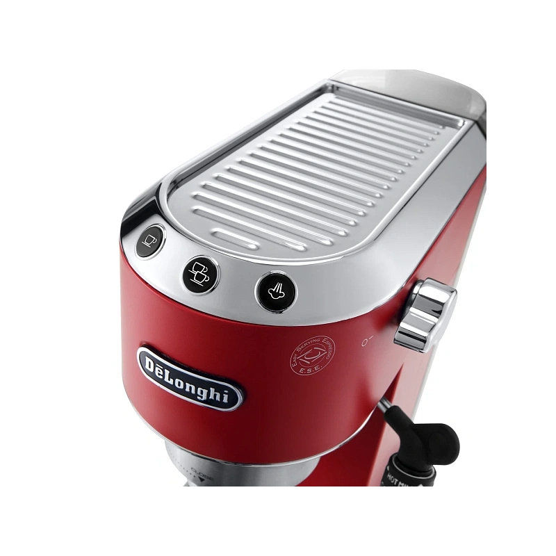 Рожковая кофеварка DeLonghi EC685.R EX:4 Холдер для кофе в чалдах, корзины для холдера, мерная ложечка, декальцинатор, инструкция