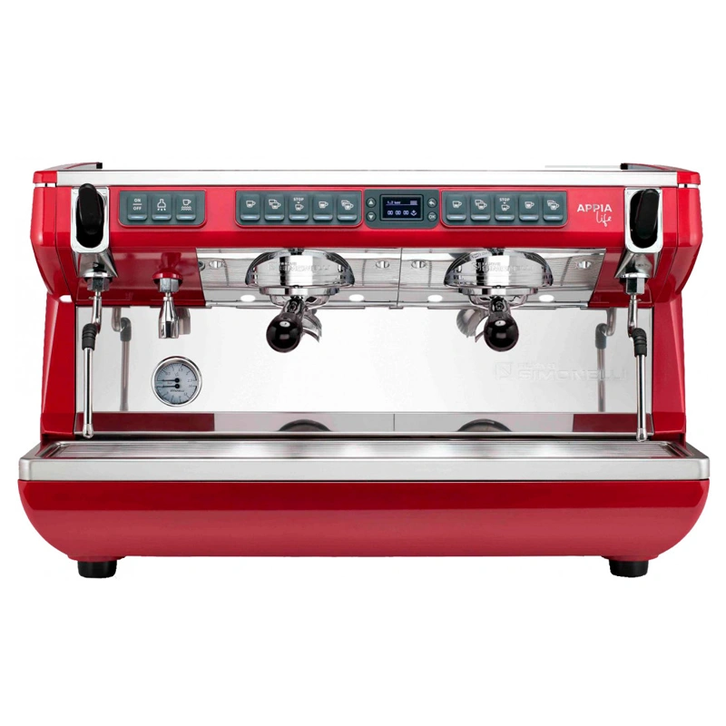Кофемашина Nuova Simonelli Appia Life XT 2Gr V 220V black, white, red+high groups