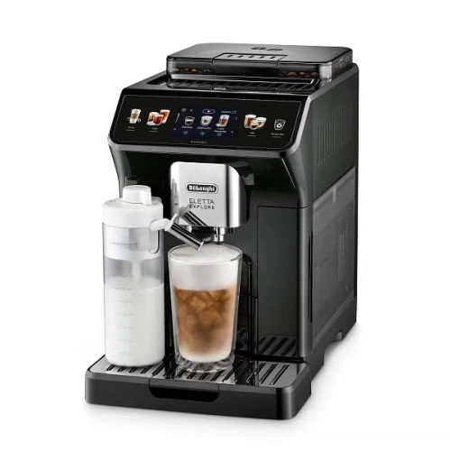 Кофемашина DeLonghi ECAM450.55.G EX:4 Графин для молока; фильтр для воды; кружка To Go; мерная ложка; силиконовая форма для льда; инструкция