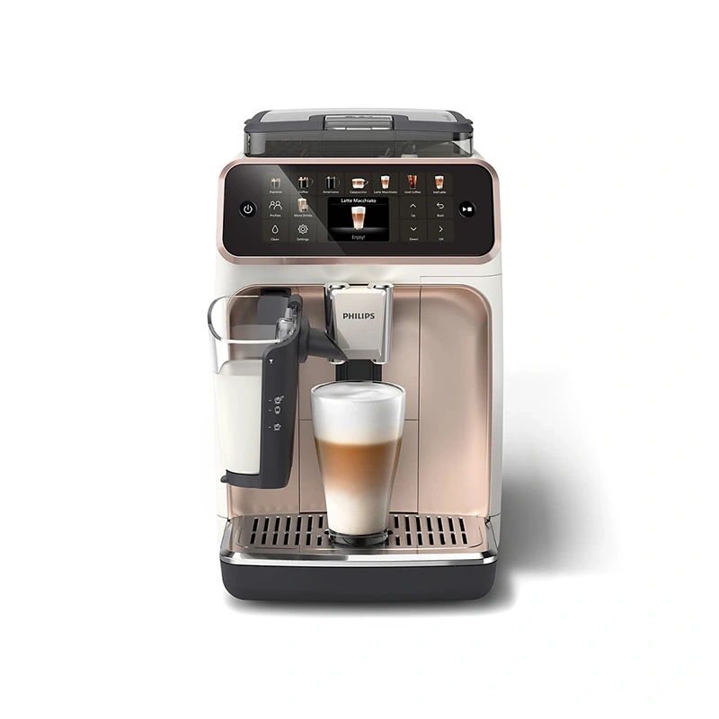 Кофемашина Philips EP5543/80 Series 5500 LatteGo документация, капучинатор, мерная ложка, тест-полоска для определения жесткости воды, фильтр AquaClean