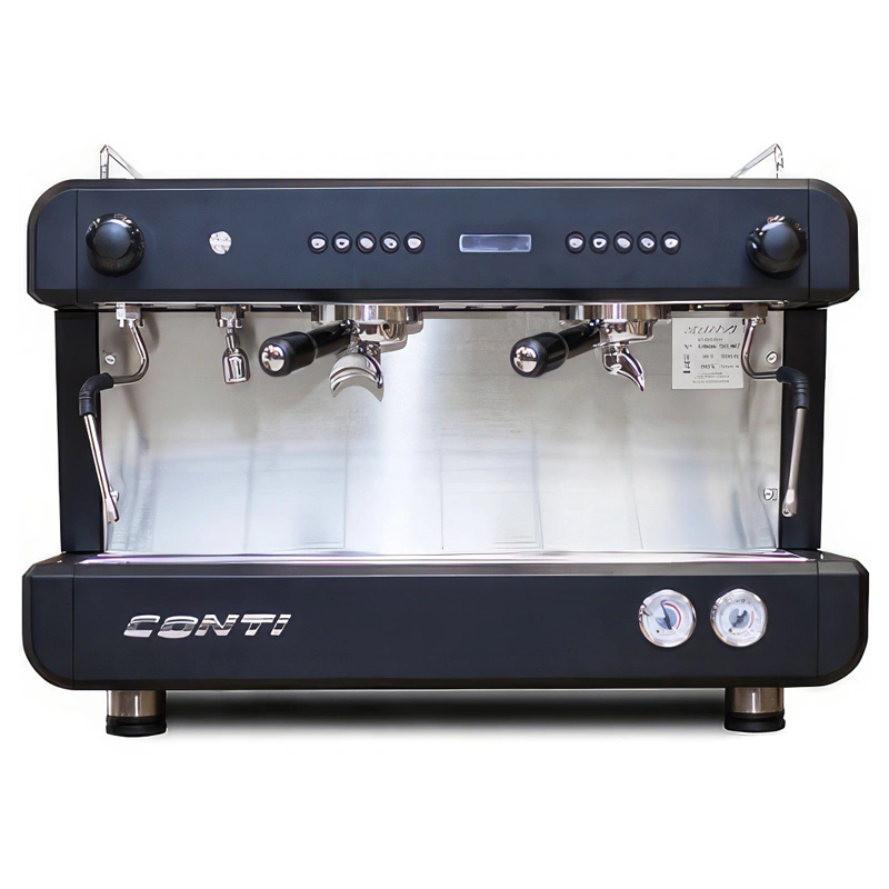 Кофемашина рожковая CONTI CC200 Standard TC 2 группы, черный