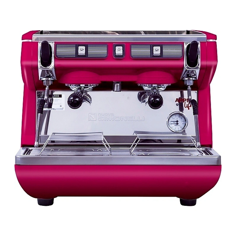 Кофемашина Nuova Simonelli Appia Life Compact 2Gr S 220V black, white, red+economizer+high groups