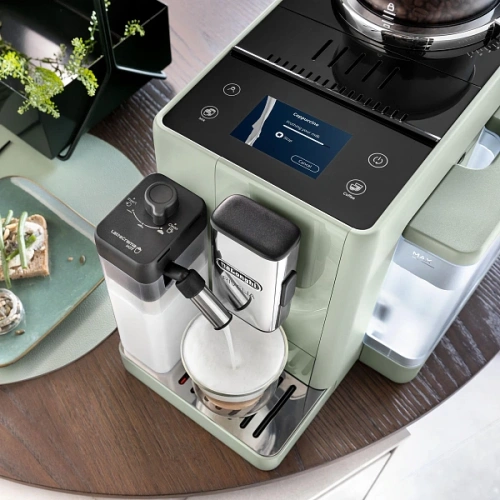 Кофемашина DeLonghi EXAM441.55.GR Сменный контейнер для зёрен (2шт.); мерная ложка; полоска для определения жёсткости воды