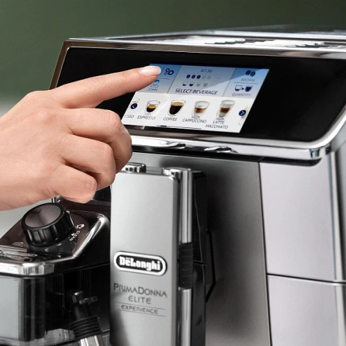 Кофемашина DeLonghi ECAM650.85.MS Графин для молока (2 шт.); узел подачи горячей воды/пара; мерная ложка; форма для льда (2шт.); полоска-индикатор жёсткости воды; фильтр; инструкция