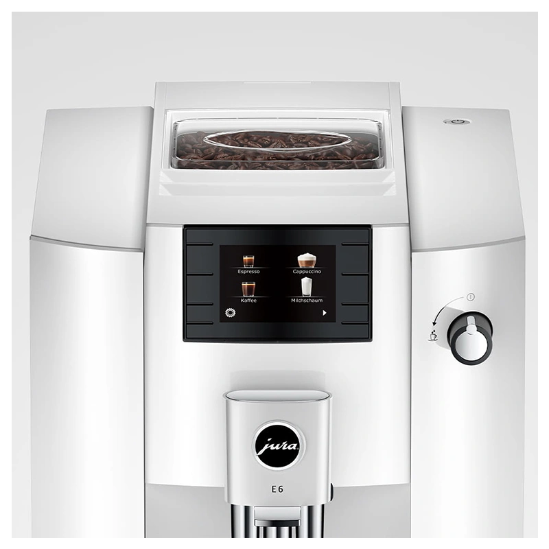 Кофемашина Jura E6 Piano White