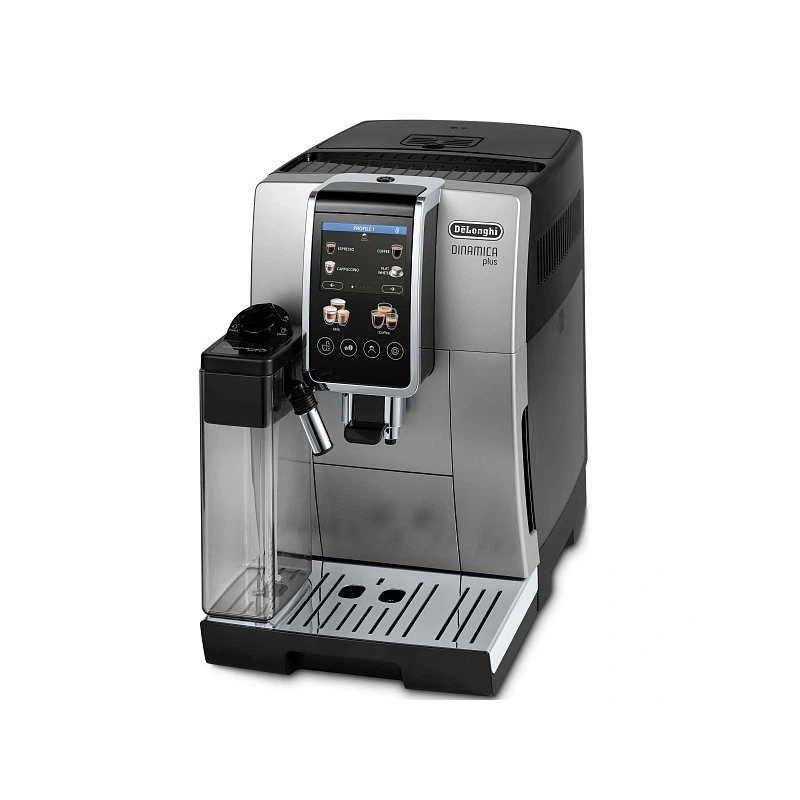 Кофемашина DeLonghi ECAM380.85.SB Графин для молока; фильтр для воды; полоска на определение жесткости воды; декальцинатор; мерная ложка; инструкция