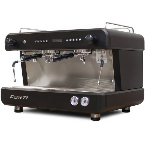 Кофемашина рожковая CONTI CC200 Standard TC 2 группы, черный