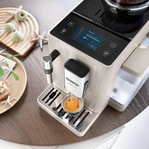 Кофемашина DeLonghi EXAM440.35.BG Сменный контейнер для зёрен (2шт.); мерная ложка; полоска для определения жёсткости воды