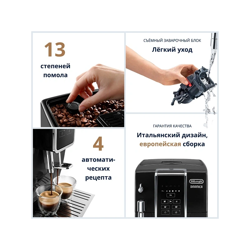 Кофемашина DeLonghi ECAM350.15.B