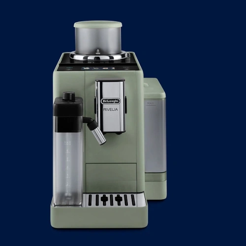 Кофемашина DeLonghi EXAM441.55.GR Сменный контейнер для зёрен (2шт.); мерная ложка; полоска для определения жёсткости воды