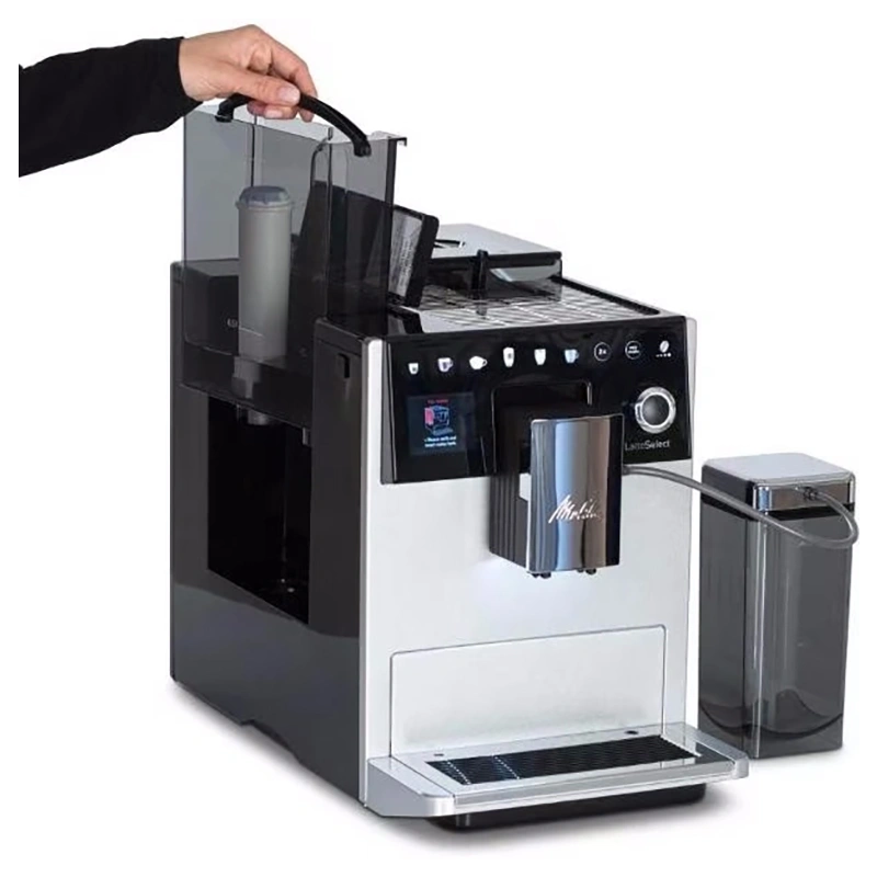 Кофемашина Melitta F630-211 Latte Select серый
