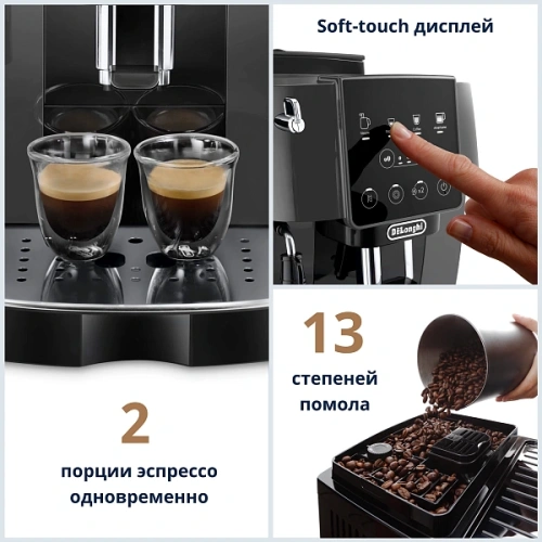Кофемашина DeLonghi ECAM220.22.GB Кофемашина; мерная ложка; полоска-индикатор жесткости воды