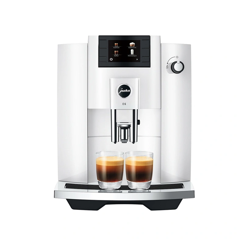 Кофемашина Jura E6 Piano White