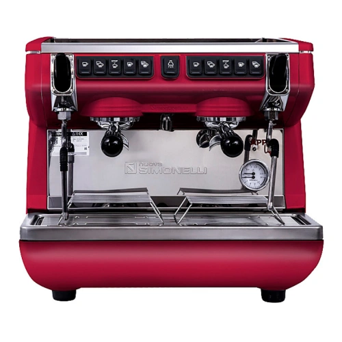 Кофемашина Nuova Simonelli Appia Life Compact 2Gr V 220V black, white, red+economizer+high groups