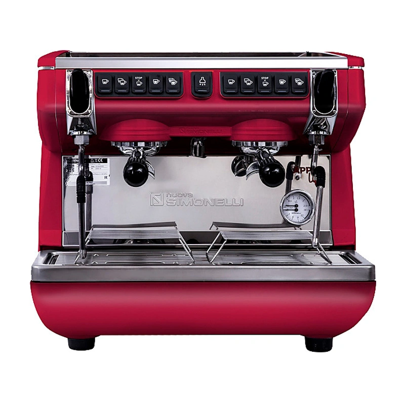 Кофемашина Nuova Simonelli Appia Life Compact 2Gr V 220V black, white, red+economizer+high groups