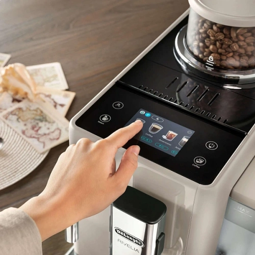 Кофемашина DeLonghi EXAM440.35.BG Сменный контейнер для зёрен (2шт.); мерная ложка; полоска для определения жёсткости воды