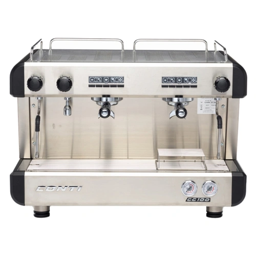 Кофемашина рожковая CONTI CC100 Standart 2 группы, черный