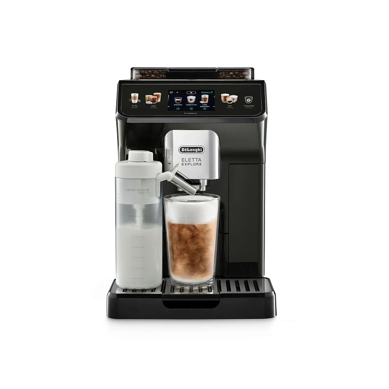 Кофемашина DeLonghi ECAM450.65.G Графин для молока; фильтр для воды; мерная ложка; силиконовая форма для льда; инструкция