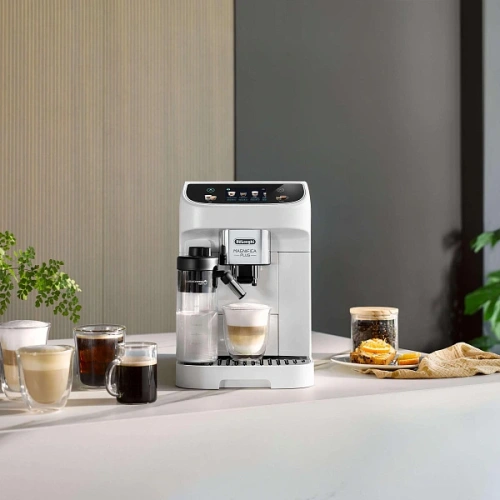 Кофемашина DeLonghi ECAM320.60.W Графин для молока; узел подачи горячей воды; инструкция