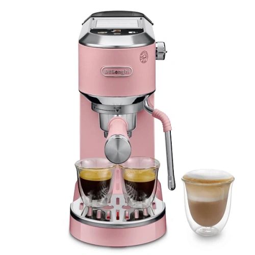 Рожковая кофеварка DeLonghi EC890.PK Кувшин для молока; тэмпер; фильтр; холдер; игла для очистки паровой палочки; мерная ложечка; инструкция