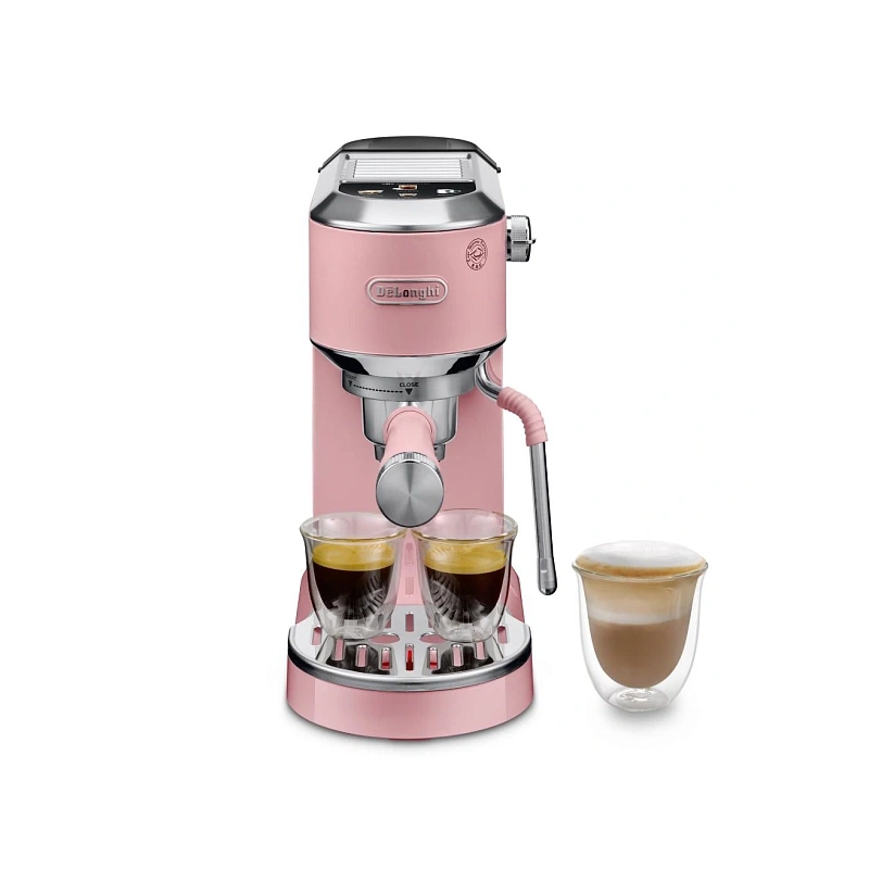 Рожковая кофеварка DeLonghi EC890.PK Кувшин для молока; тэмпер; фильтр; холдер; игла для очистки паровой палочки; мерная ложечка; инструкция