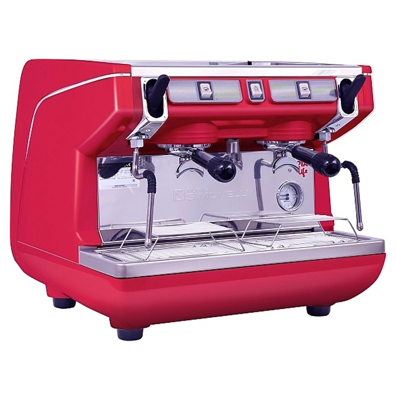 Кофемашина Nuova Simonelli Appia Life Compact 2Gr S 220V black, white, red+economizer+high groups