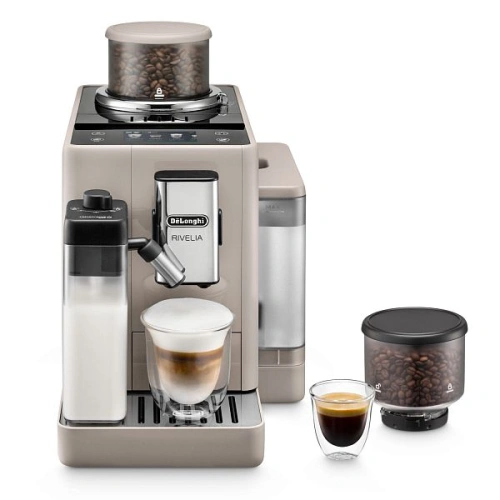 Кофемашина DeLonghi EXAM440.55.BG Сменный контейнер для зёрен (2шт.); мерная ложка; полоска для определения жёсткости воды