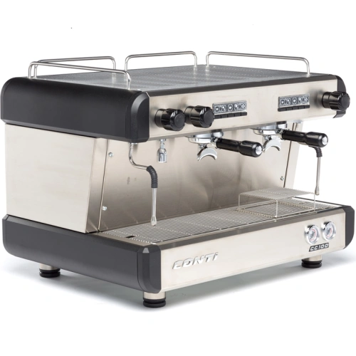 Кофемашина рожковая CONTI CC100 Standart 2 группы, черный