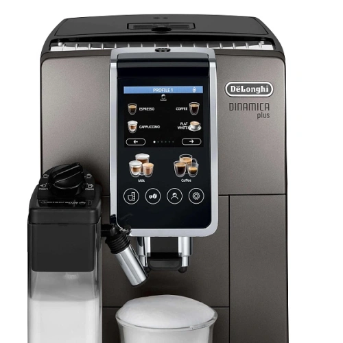 Кофемашина DeLonghi ECAM380.95.TB Графин для молока (latte crema hot; latte crema cool); фильтр для воды; мерная ложка; силиконовая форма для льда; инструкция