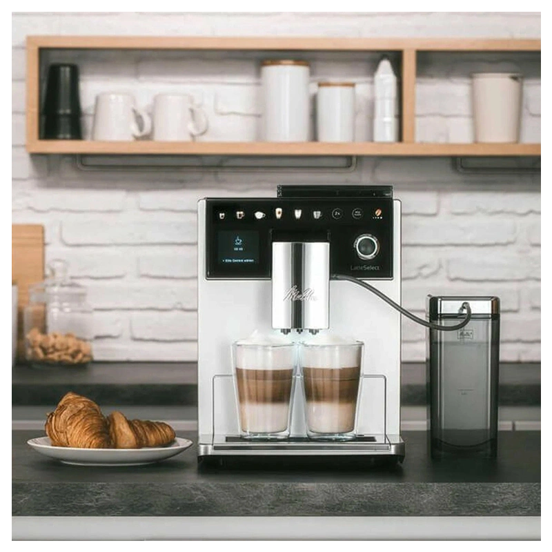 Кофемашина Melitta F630-211 Latte Select серый