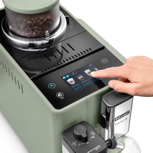 Кофемашина DeLonghi EXAM441.55.GR Сменный контейнер для зёрен (2шт.); мерная ложка; полоска для определения жёсткости воды