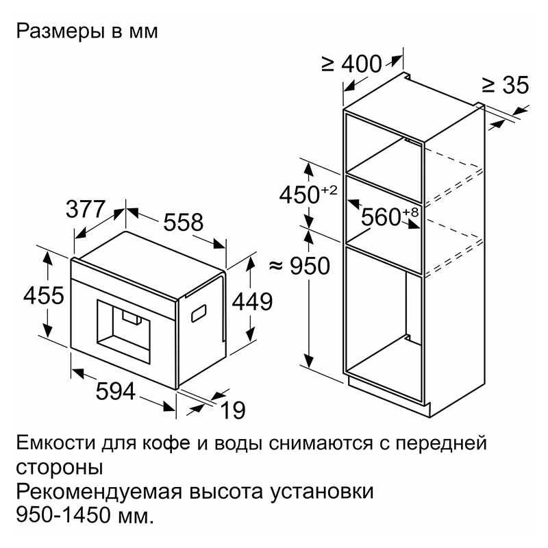 Встраиваемая кофемашина Bosch CTL7181B0
