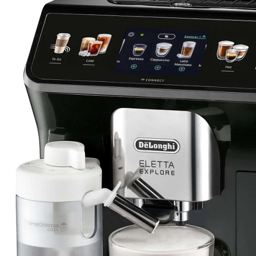 Кофемашина DeLonghi ECAM450.65.G Графин для молока; фильтр для воды; мерная ложка; силиконовая форма для льда; инструкция