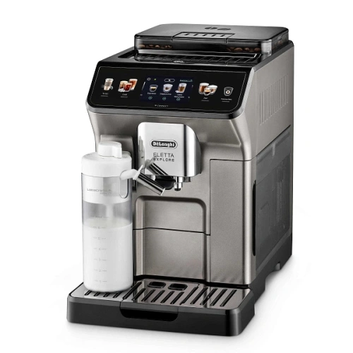 Kофемашина DeLonghi ECAM450.86.T Графин для молока; фильтр для воды; кружка To Go; мерная ложка; силиконовая форма для льда; инструкция