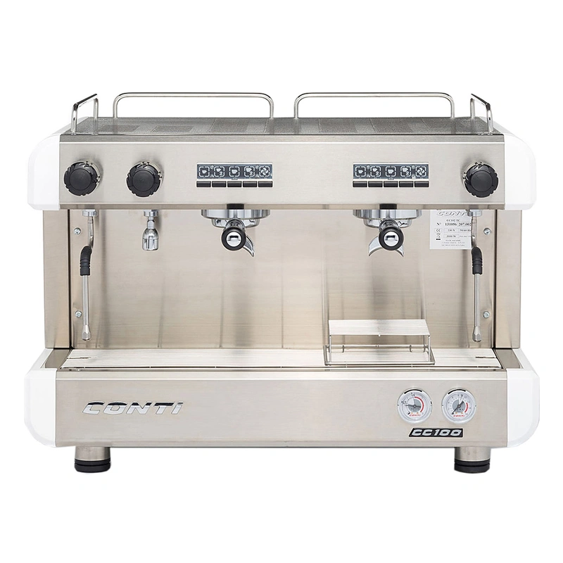 Кофемашина рожковая CONTI CC100 Standart 2 группы, белый