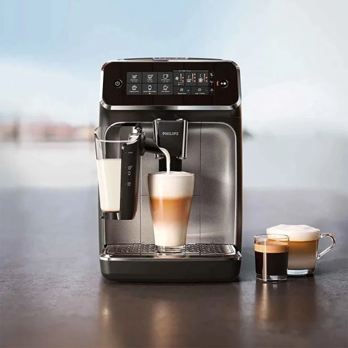 Кофемашина Philips EP3246/70 Series 3200 LatteGo мерная ложка, тест-полоска для определения жесткости воды, фильтр AquaClean