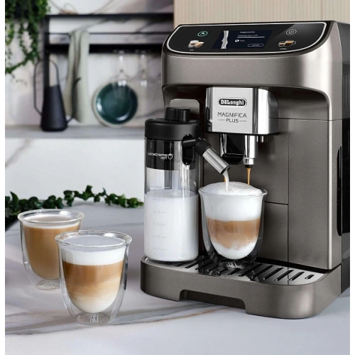 Кофемашина DeLonghi ECAM320.70.TB Графин для молока; узел подачи горячей воды; инструкция