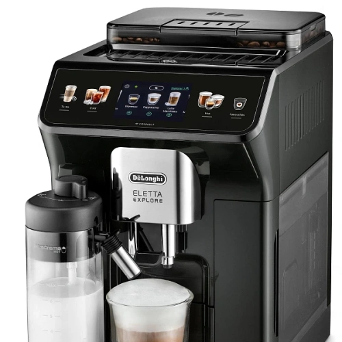 Кофемашина DeLonghi ECAM450.55.G EX:4 Графин для молока; фильтр для воды; кружка To Go; мерная ложка; силиконовая форма для льда; инструкция