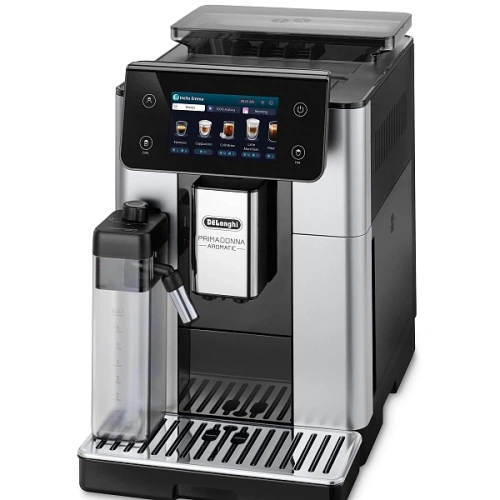 Кофемашина Delonghi ECAM630.75.TSM Два кувшина для молока LatteCrema Hot (горячие напитки); LatteCrema Cool (холодные напитки); фильтр для воды; мерная ложка для молотого кофе с кисточкой; силиконовая форма для льда; полоска для определения жесткости воды