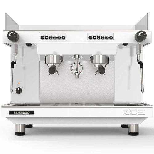 Кофемашина рожковая автоматическая Sanremo Zoe Tall SED 2GR белая