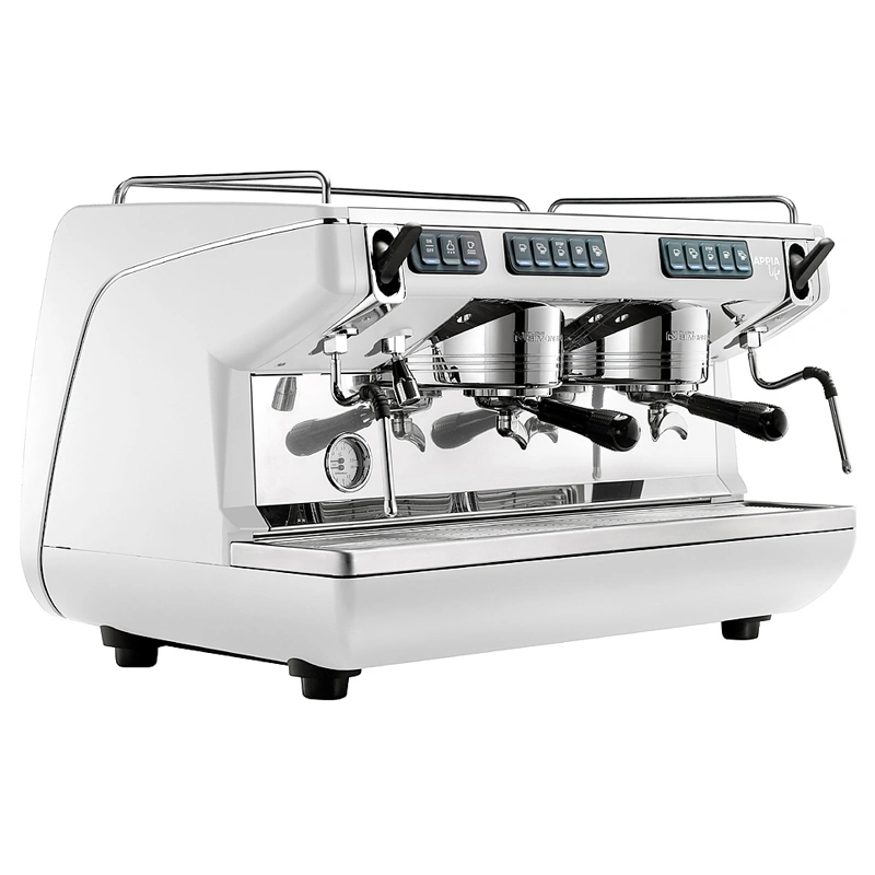 Кофемашина Nuova Simonelli Appia Life 2Gr V 220V black, white, red+economizer+high groups