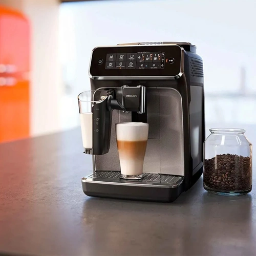 Кофемашина Philips EP3246/70 Series 3200 LatteGo мерная ложка, тест-полоска для определения жесткости воды, фильтр AquaClean