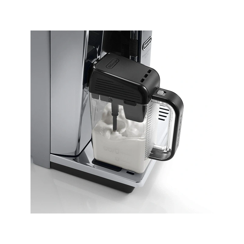 Кофемашина DeLonghi ECAM650.85.MS Графин для молока (2 шт.); узел подачи горячей воды/пара; мерная ложка; форма для льда (2шт.); полоска-индикатор жёсткости воды; фильтр; инструкция