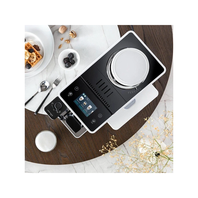 Кофемашина DeLonghi EXAM440.55.W Сменный контейнер для зёрен (2шт.); мерная ложка; полоска для определения жёсткости воды