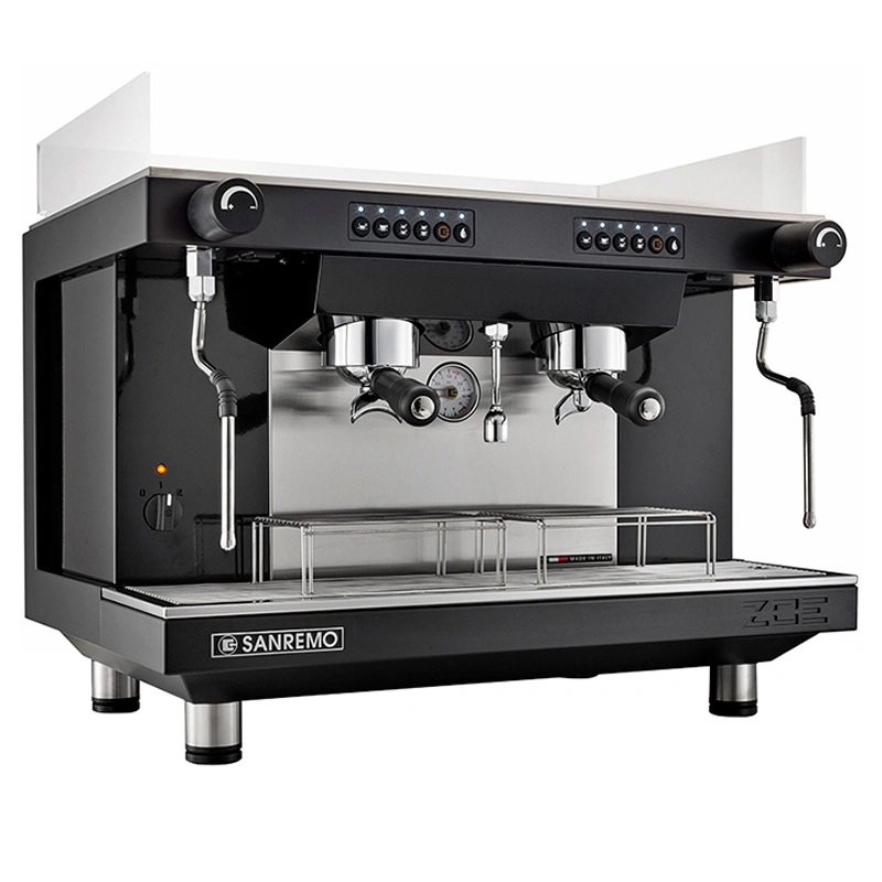 Кофемашина рожковая автоматическая Sanremo Zoe Tall SED 2GR черная