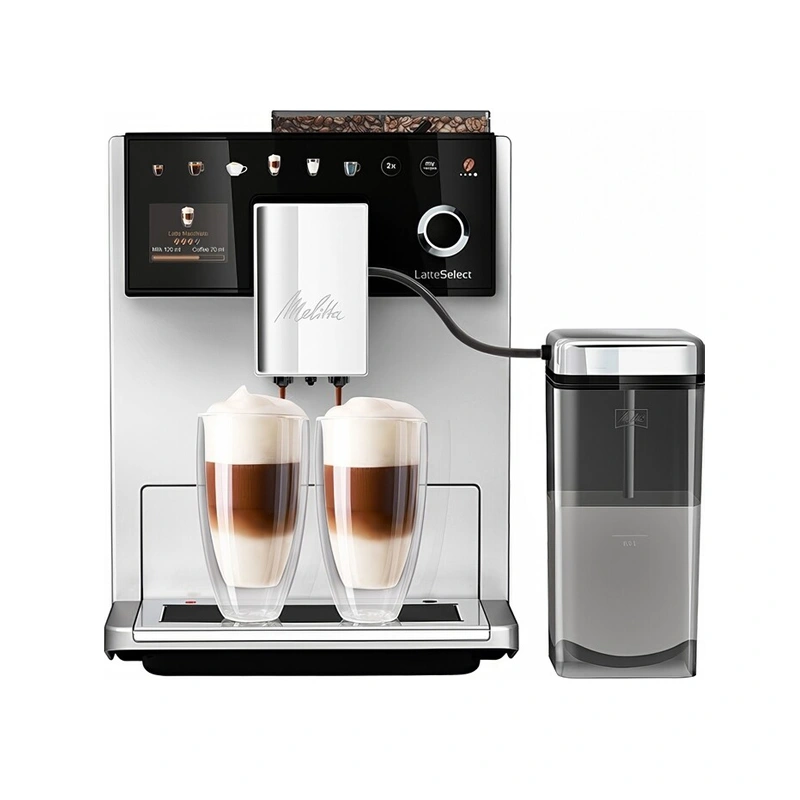 Кофемашина Melitta F630-211 Latte Select серый