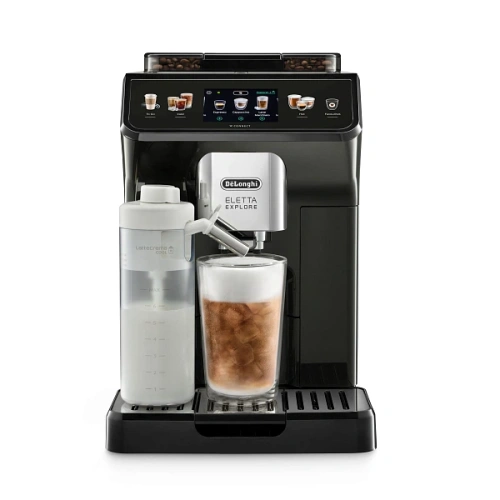 Кофемашина DeLonghi ECAM450.55.G EX:4 Графин для молока; фильтр для воды; кружка To Go; мерная ложка; силиконовая форма для льда; инструкция