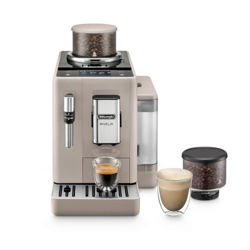 Кофемашина DeLonghi EXAM440.35.BG Сменный контейнер для зёрен (2шт.); мерная ложка; полоска для определения жёсткости воды